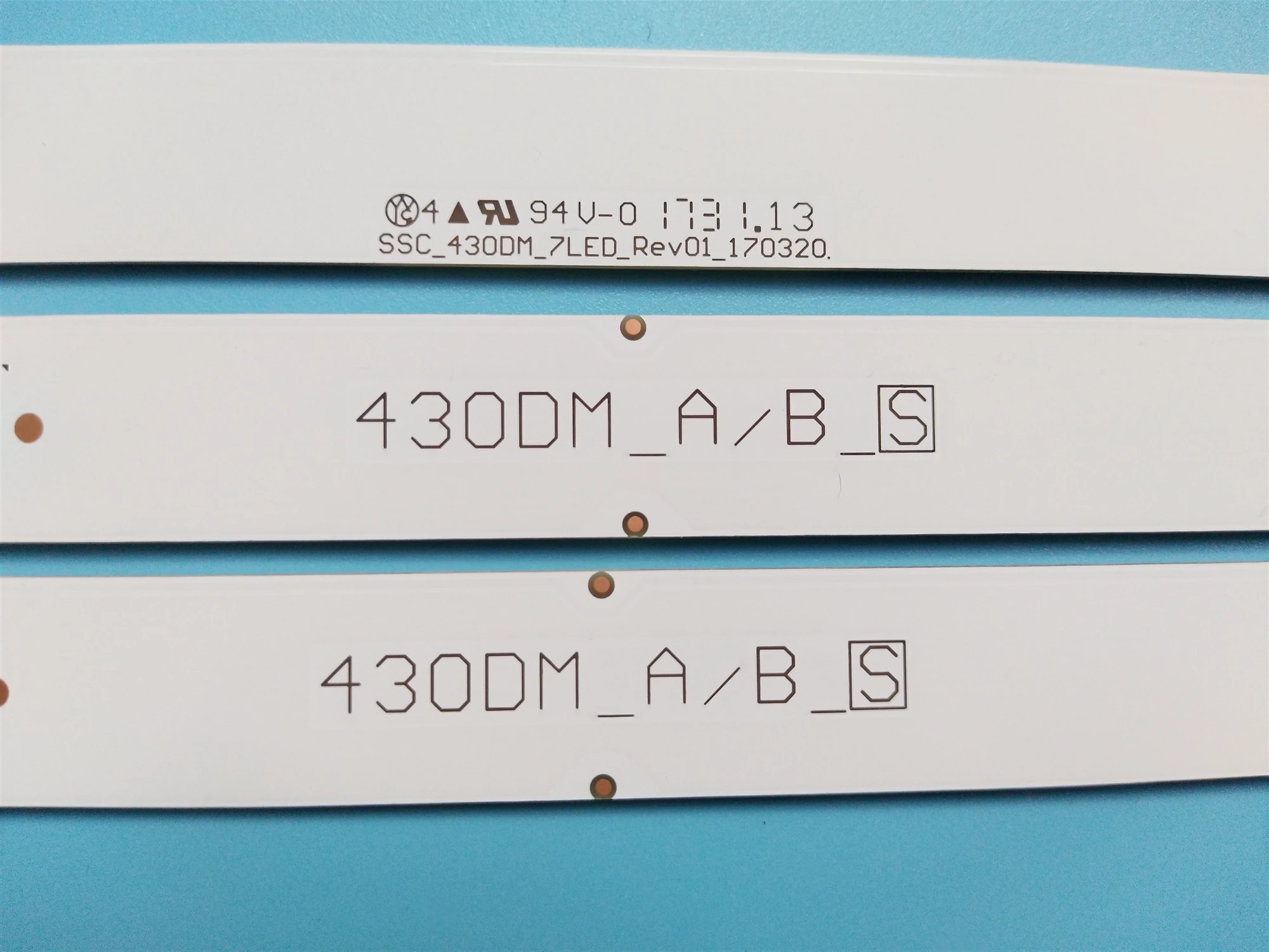 Imagem -04 - Faixa Led para tv Backlight Strip Line Ruler Uhd Array_a-tipo_161024 43lj610v-za ta 43lj595v-zd 43