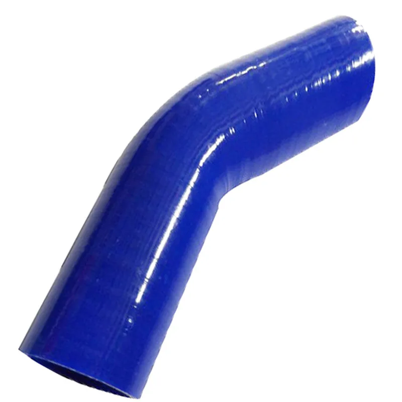 Spsld universal 3-layer 51mm / 57mm / 60mm / 63mm / 70mm 45 ° silicone hose intercooler turbine coupler pipe intake pipe blue