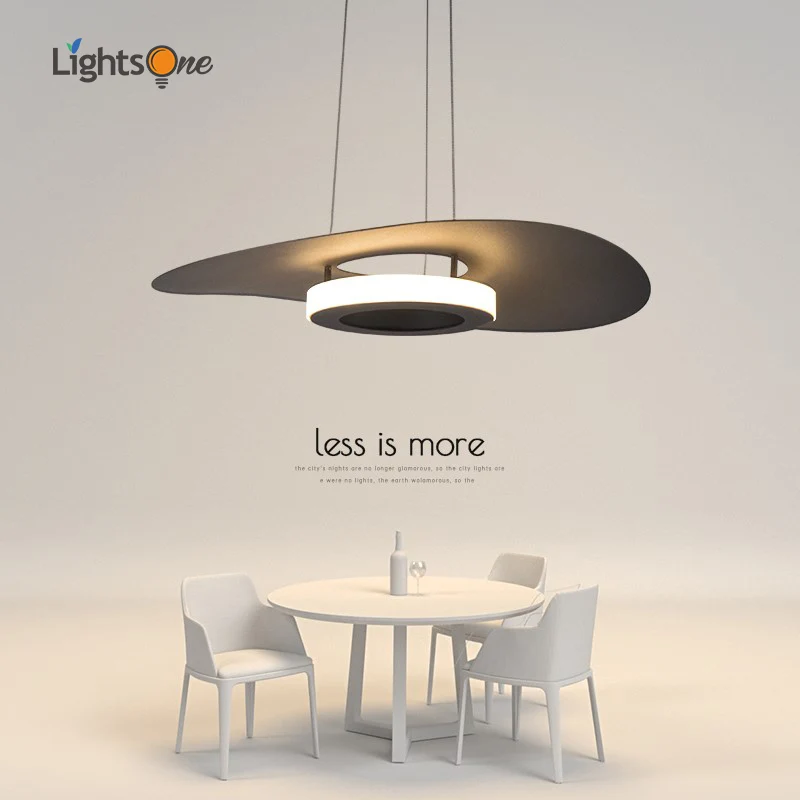 

Modern minimalist creative personality bedroom pendant light bar home dining room pendant lamps