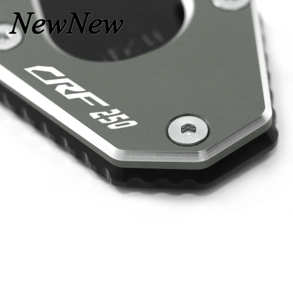 دراجة نارية نك مسنده القدم الجانب حامل تمديد الوسادة دعم لوحة تكبير حامل لهوندا CRF 250 رالي CRF250L 2017-2023