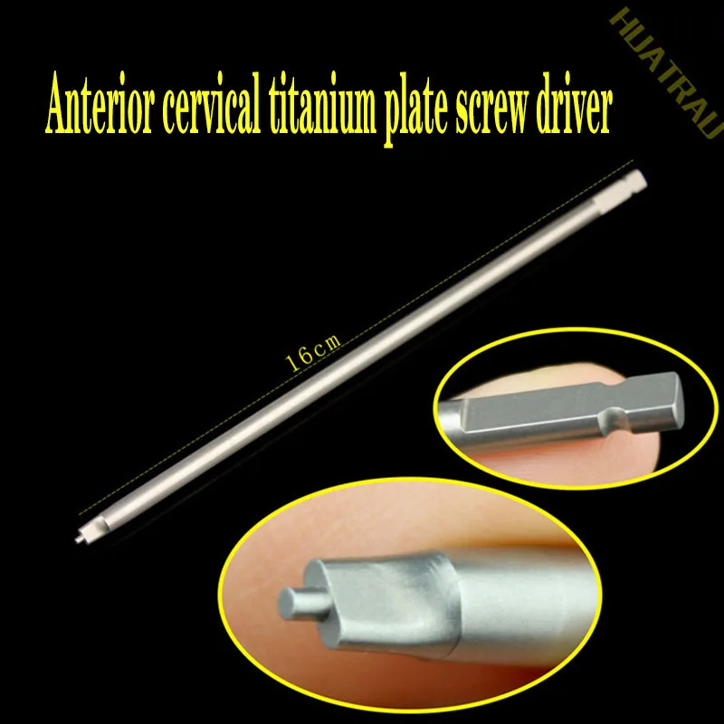 Straight screwdriver point nailer orthopedic surgical medical anterior cervical titanium plate bone screw driver Nail extractor