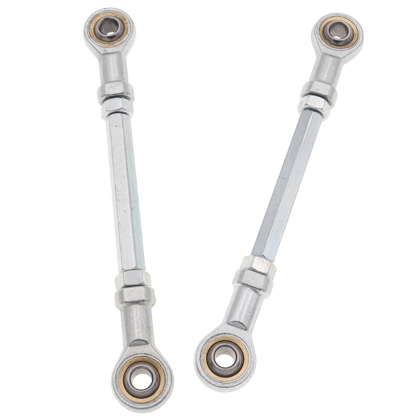 1 Pair 90 100 105 115 125 130 145 155 165mm M8 Fish Eye Steering Bar Ball Joint Tie Rod Kits for 49cc Mini Chinese Quad ATV Bike