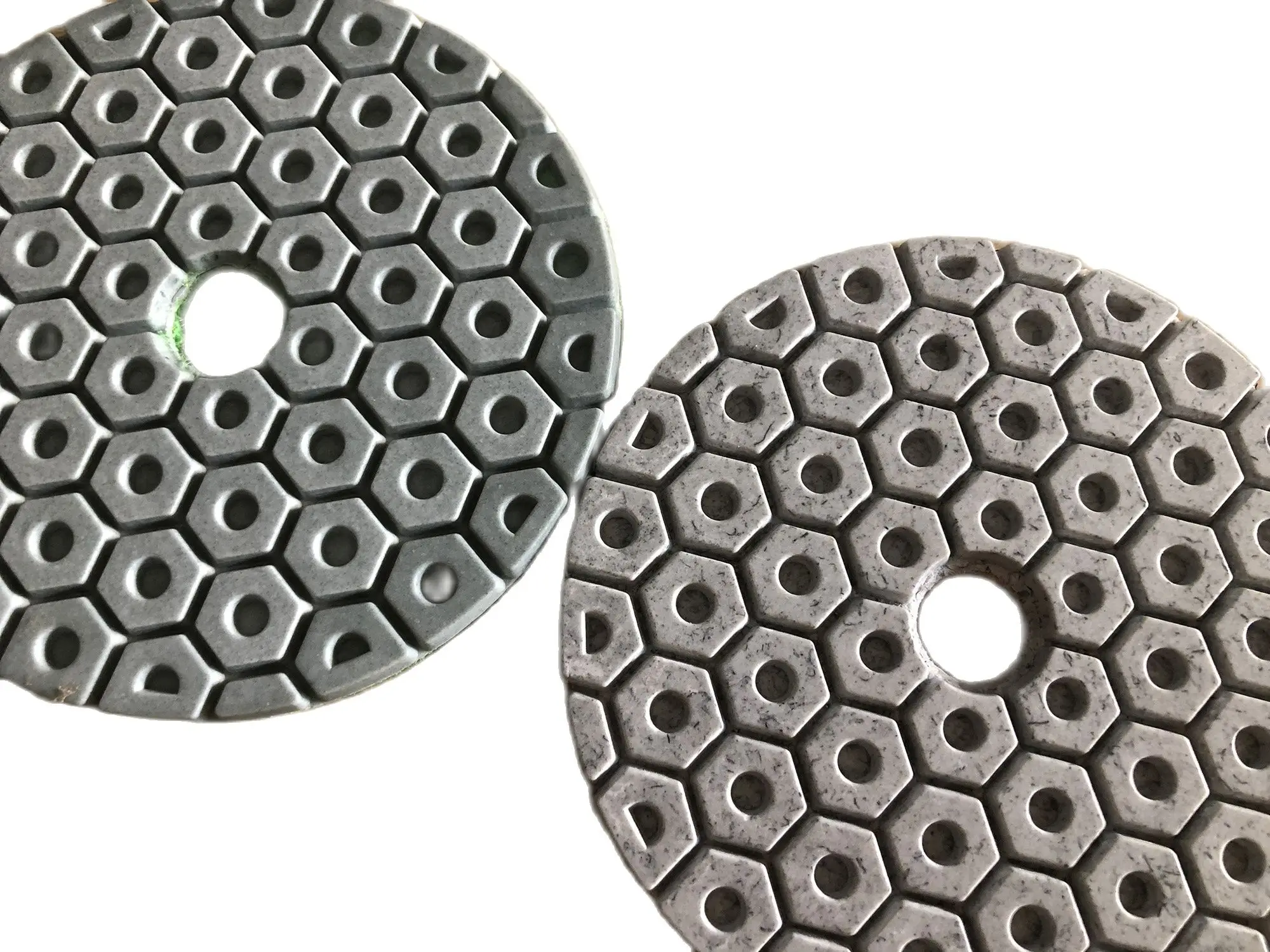 4 Inch 100MM White Abrasive Diamond Polishing Pad Wet Polishing Disc Stone Marble Granite Grinding Sheet Sanding Polishing Plate