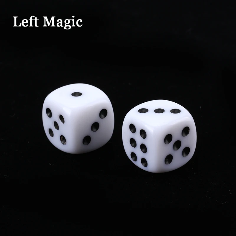 Russian Dice Deluxe Forcing Dice (Black Color Dice) - Magic Tricks Fun Magic Street Close Up Stage Accessories Illusion Mental