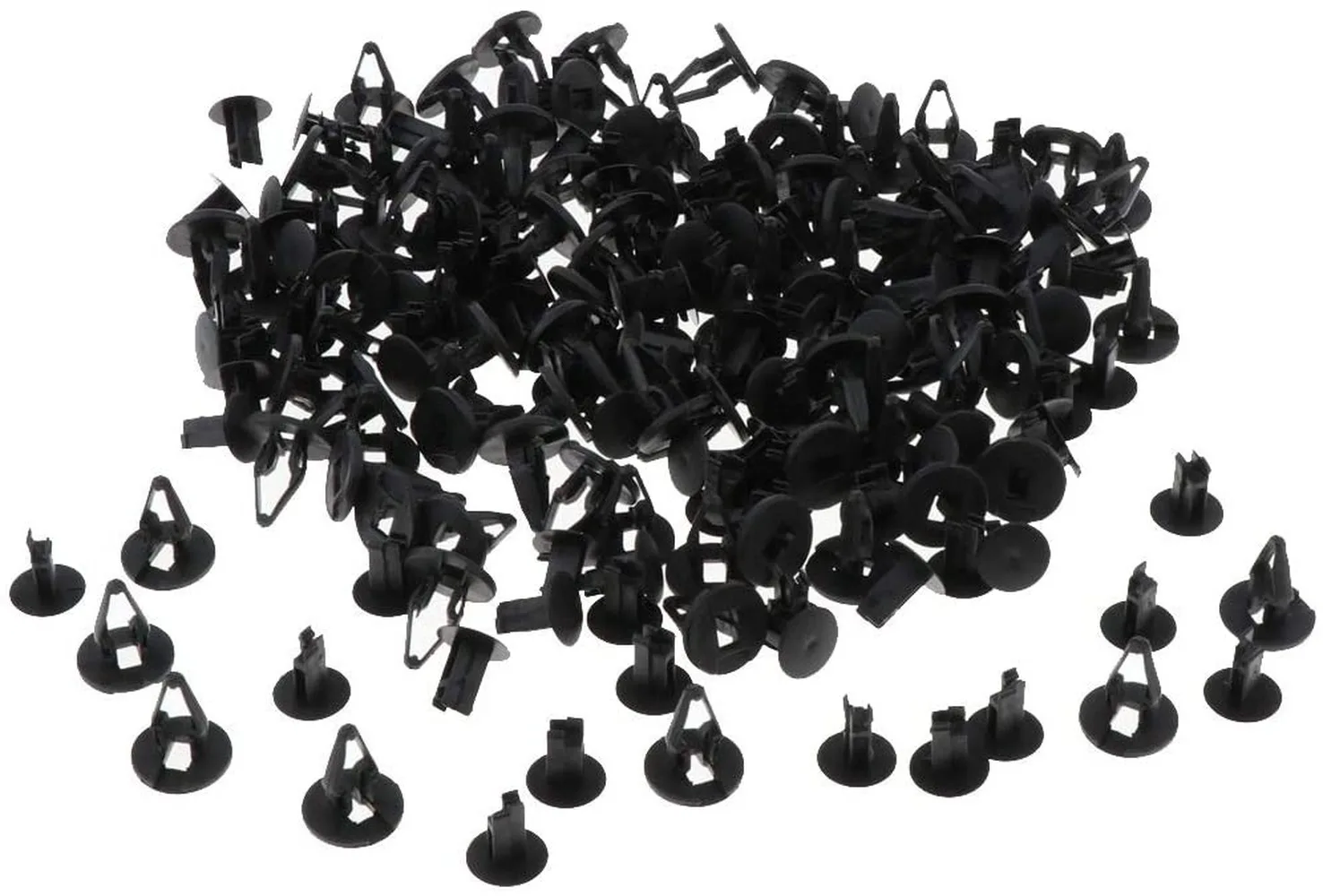 Fender Clip,Plastic Clips for Car,Push-Type Bumper Fasteners Rivet Clips Auto Clips & Fastener 200pcs