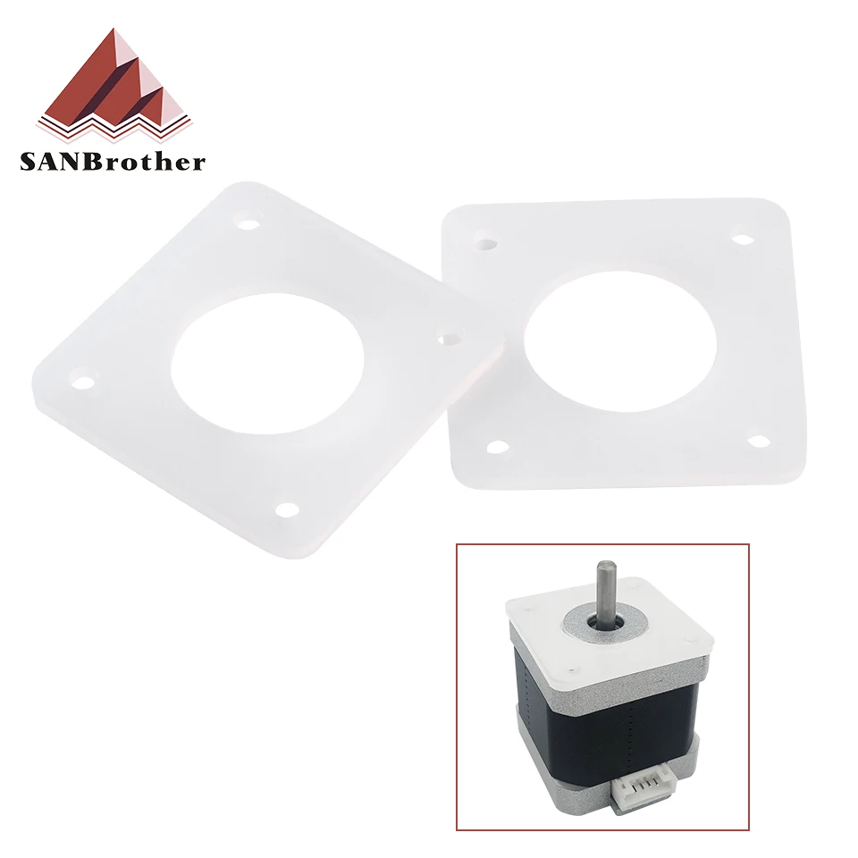 

1PCS Nema 17 42Stepper Damper Nema17 Stepper Motor Damper Cork Gasket Rubber Reprap Isolator 42 Motor Absorber For 3D Printer