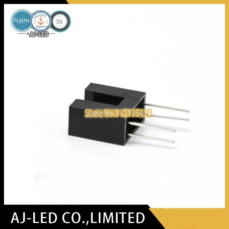 

20pcs/lot 125C51 On-beam photoelectric switch Infrared photoelectric sensor Groove U-shaped optocoupler slot width 4MM