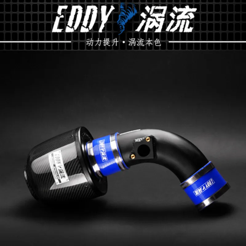 EDDY Intake System Air Intake Pipe+Carbon Fiber Air Filter for Toyota RAV4 2.0/2.4 2009-2012 RAV4 2.5 2013-2015 Car Accessories