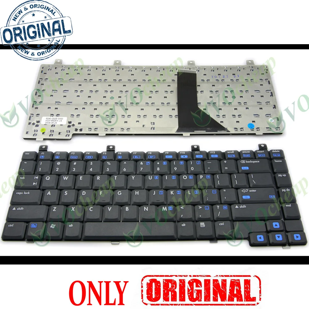 

New US Laptop Keyboard for HP Compaq Pavilion ZV5000 dv5000 Presario ZV5000 M2000 R4000 V2000 V5000 C300 C500 Black - 407857-001