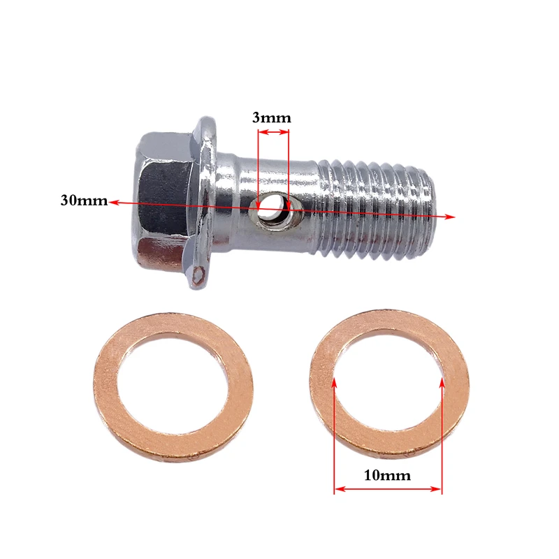 

Болты тормозные из нержавеющей стали для мотоцикла Honda/Kawasaki/Suzuki/Yamaha, M10 x 1,25 мм, 1 комплект