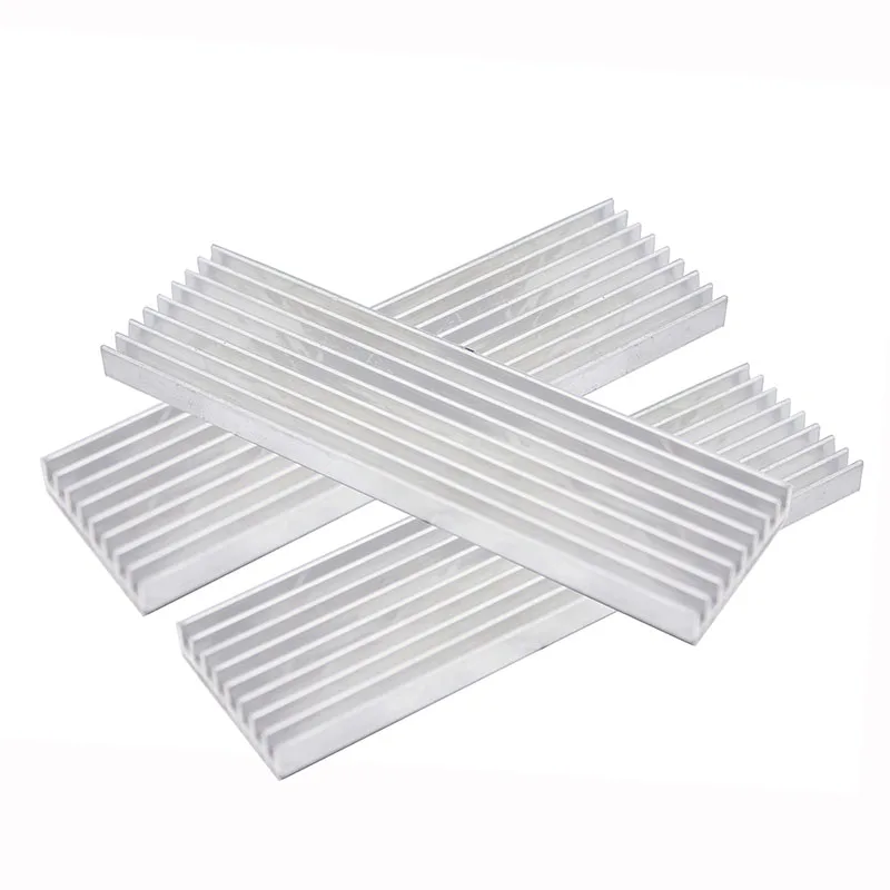 20pcs 100x28x6MM Extruded Aluminum Heatsink For High Power LED IC Chip Cooler Radiator Heat Sink