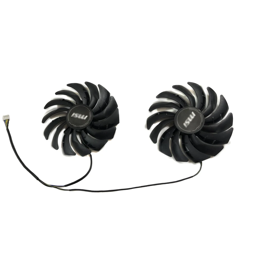 2Pcs/Set PLD10010S12HH GPU Cooler (Replace PLD10010B12HH) Video Card Fan For MSI RX 5700 XT GAMING X Graphics