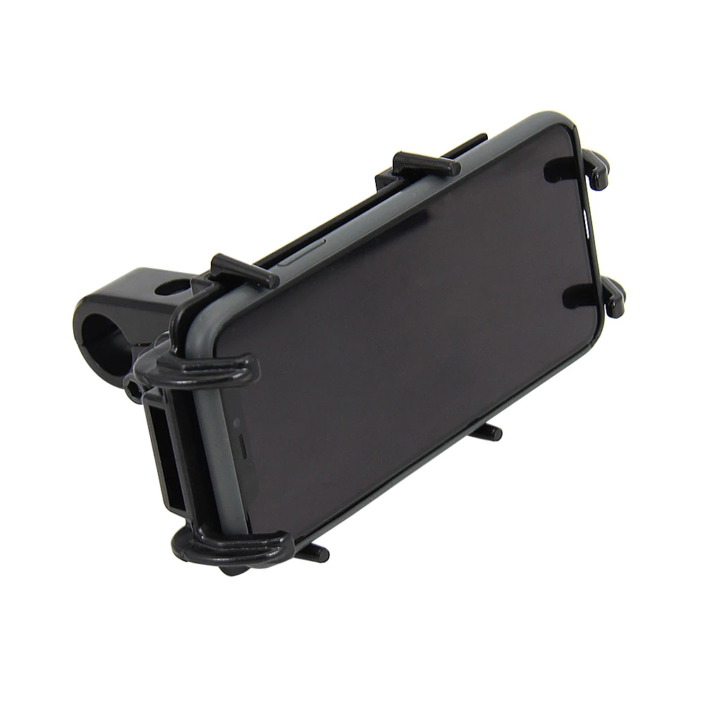 Soporte Universal para teléfono móvil y navegación GPS, accesorio negro para motocicleta, 22MM, novedad