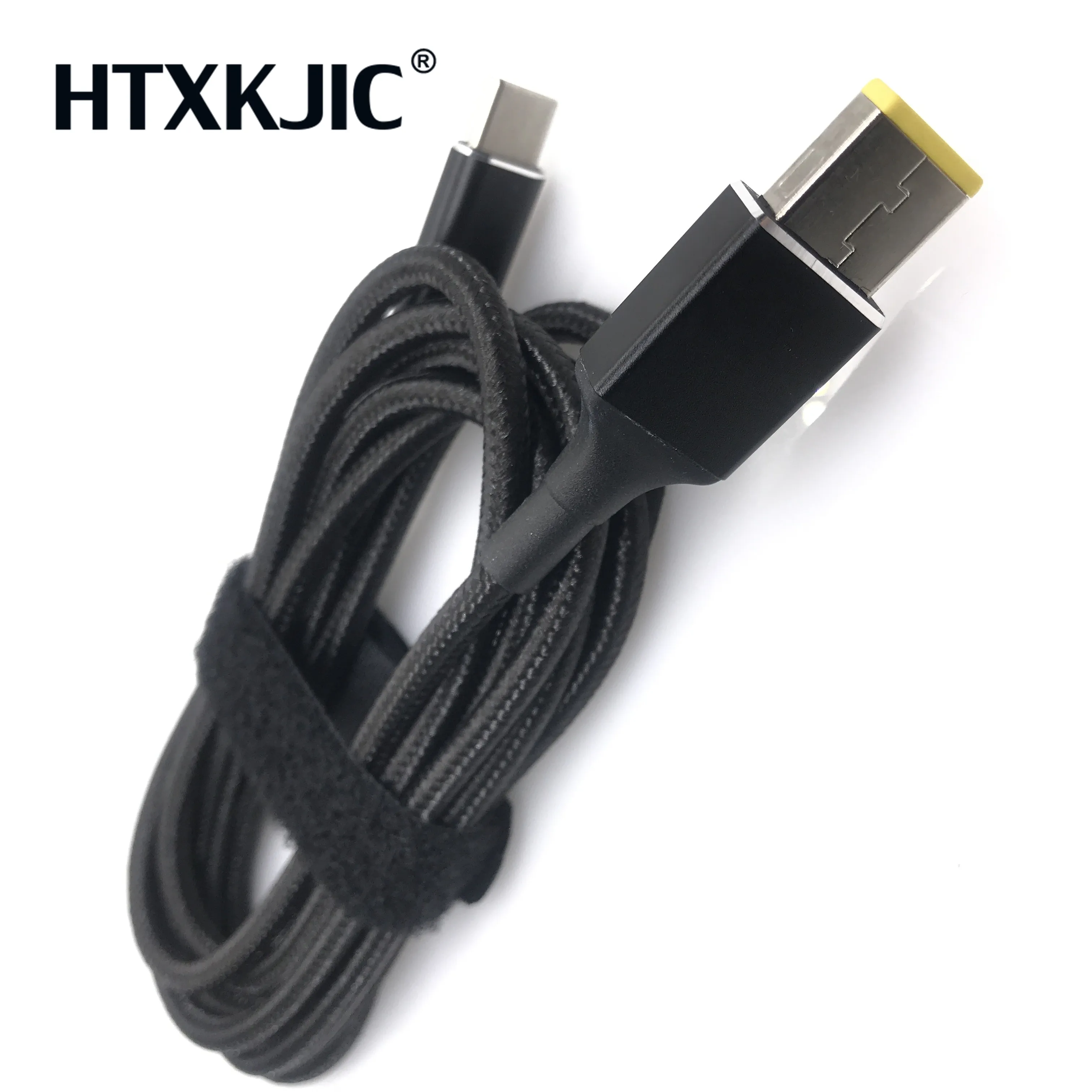 محول الطاقة لأجهزة الكمبيوتر المحمول Lenovo ، كابل شحن USB مزدوج لأجهزة الكمبيوتر المحمول Lenovo ThinkPad Yoga 45w 65w 90w