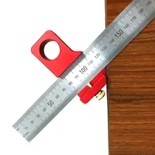 Steel angle ruler with scriber and aluminum alloy block #2