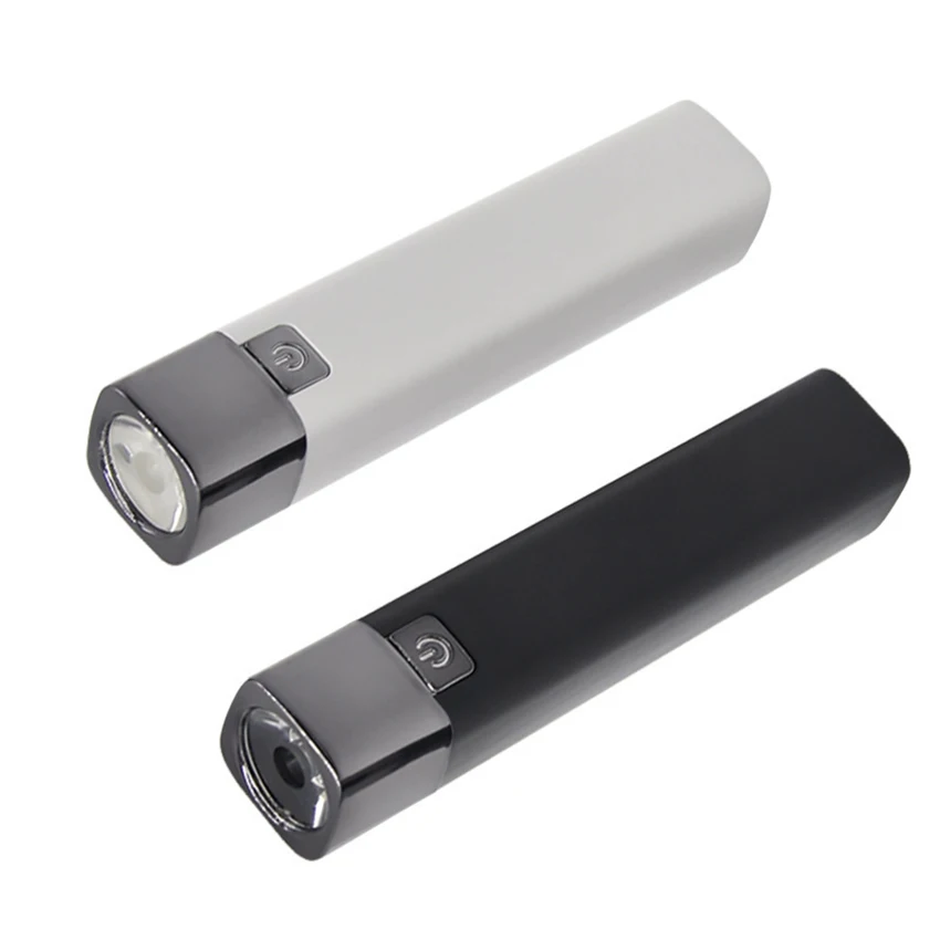Rechargeable Flashlight, Lightweight Handheld Flashlight Power Bank LED Flashlight, Waterproof, 3 Modes for Hiking Camping