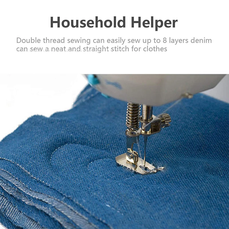 ماكينة خياطة صغيرة كهربائية ترقية 306 خطين المعادن عبر الحدود التجارة الإلكترونية محطة التوسع المتفجرة الخياطة المنزلية