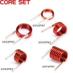 50pc coilcraft inductor 3.5*7.5t*0.7 Copper Wire Hollow Coil Inductance Remote Control FM Inductor 3.5*1.5/2.5/3.5/4.5/7.5T*0.7