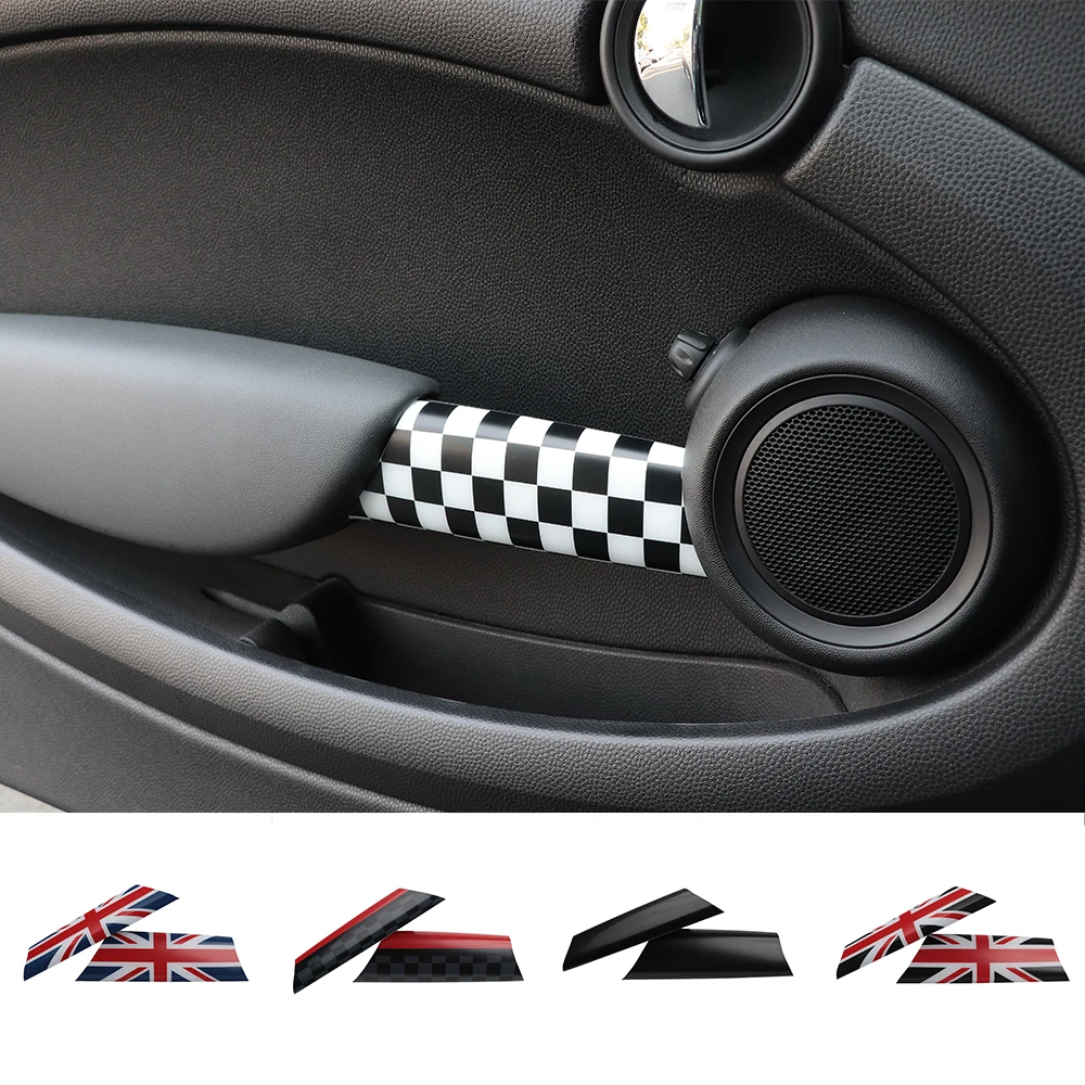 

For Mini Cooper S JCW Clubman R55 R56 R58 R59 Union Jack Car Interior Door Handle Knob Cover Modified Parts Styling Accessories