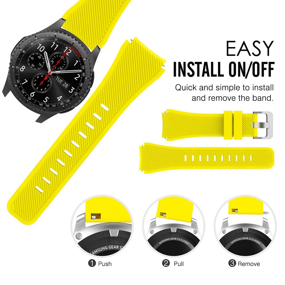 Band For Samsung Galaxy watch 46mm/42mm/active 2 gear S3 Frontier/huawei watch gt 2e/2/amazfit bip/gts strap 20/22mm watch strap