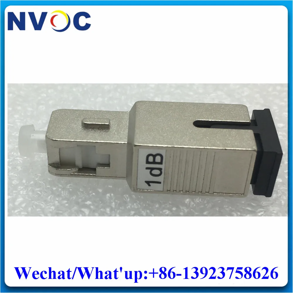 

10Pcs/Lot SC/UPC Male to Female Fiber Optical Attenuator 0~30DB Optional SCUPC Metal 1/2/3/4/5/7/10/15dB Fiber Optic Attenuater