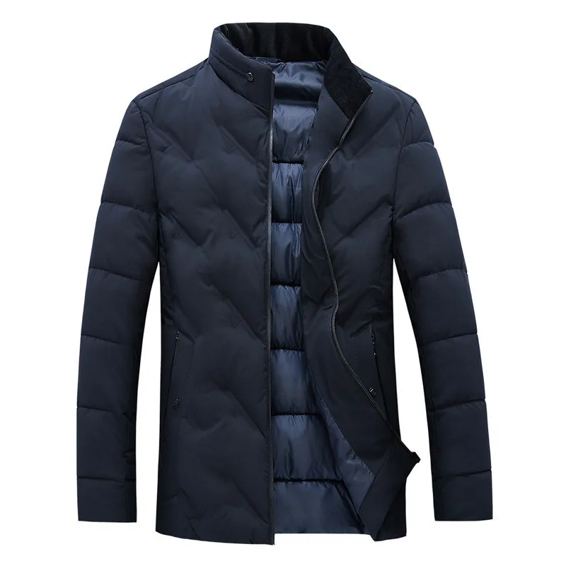 MRMT 2024 Brand New Winter Cotton Men's Jackets Short Thickened Down Feather Overcoat for Male Warmth Padded Jacket Clothing