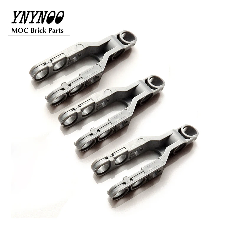 

10Pcs/Lot High-Tech Steering Arm 5.5x2 with Towball Socket Rounded, Chamfered MOC Blocks Bricks Parts 57515 Mechanical DIY Toys