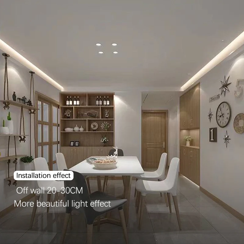 Intelligent Voice Control Dimming And Color Matching Living Room Bedroom Simple Embedded LED Downlight