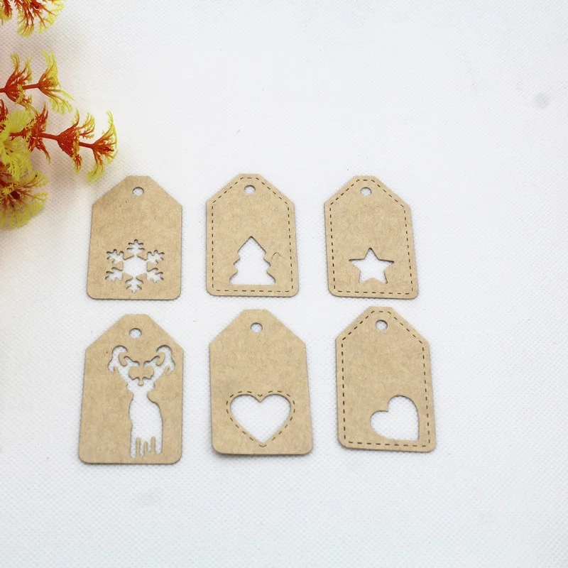 6pcs Card Metal Cutting Dies Stencils Die Cut for DIY Scrapbooking Album Paper  Decorative Crafts Embossing Christmas