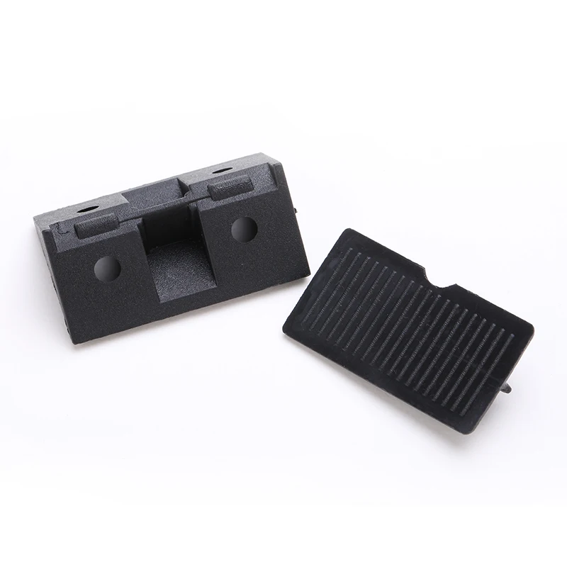 white black brown translucent yellow color options plastic corner bracket with cover