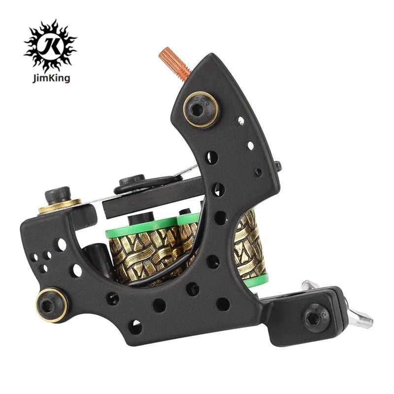 

JimKing Rotary Coils Tattoo Machine 8 Wraps Professional Alloy Liner Machine Gun Permanet Makeup for Body Art