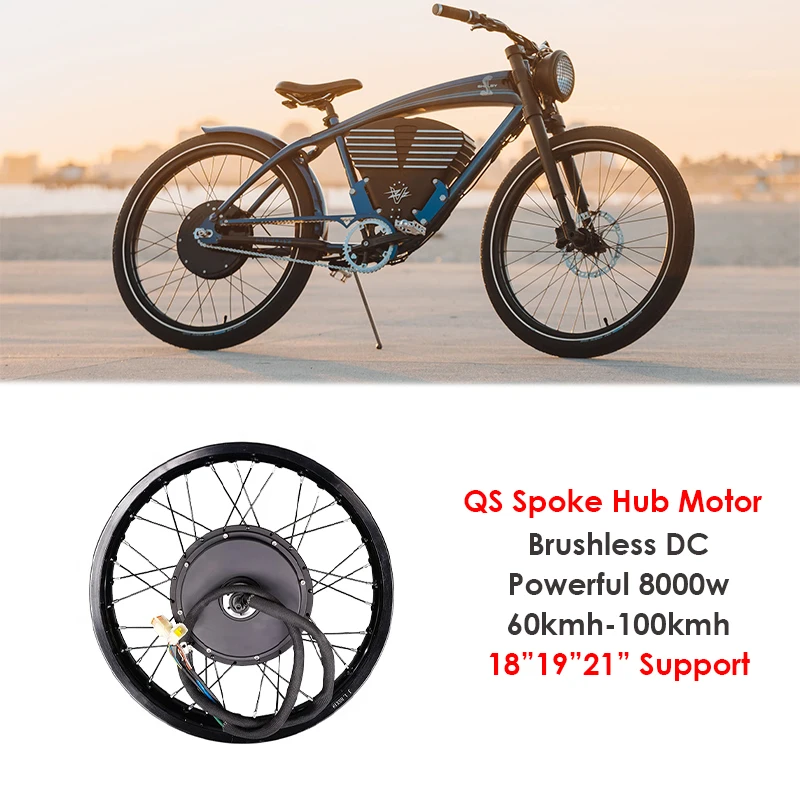 

QS205 V3 Spoke Wheel Motor Kits with Sabvoton SVMC72150-APT Controller For Ebike Bicycle