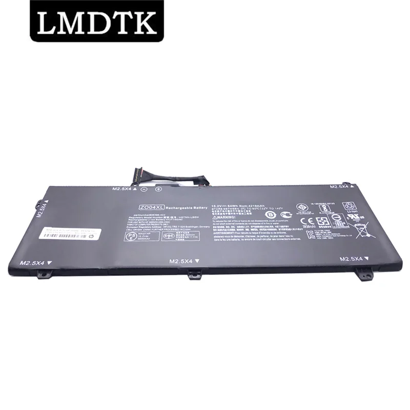 

LMDTK New ZO04XL 15.2V 64WH Laptop Battery For HP ZBook Studio G3 G4 808396-421 808450-001 HSTNN-CS8C HSTNN-C88C HSTNN-LB6W