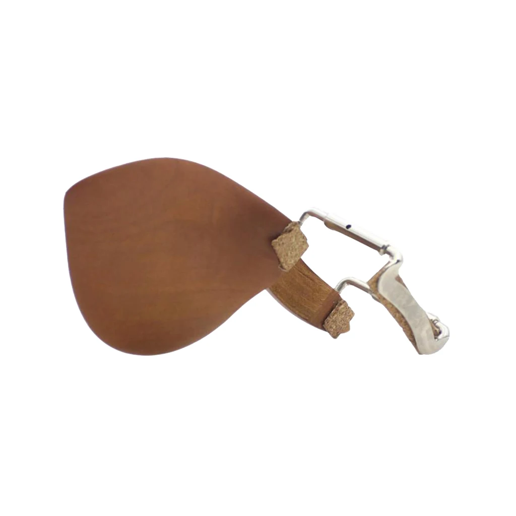 Jujube Wood Violin Chin Rest with Screw&Cork for 3/4 4/4 Violin Replacement Parts