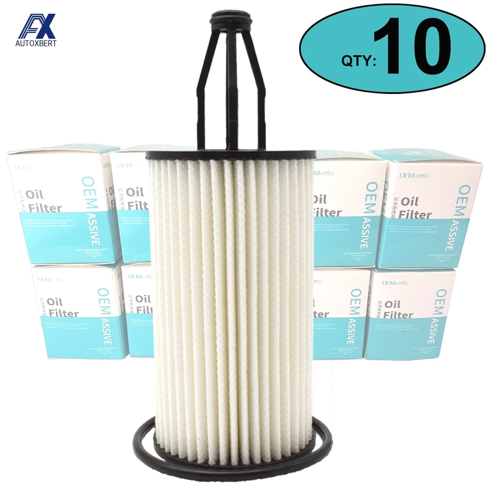 

10Pcs Oil Filter 2761800009 For Benz SL SLK E CLASS R231 W221 W166C300 CLS400 SL350 SLK350 E350 3498cc 2015 2016 2017 2018 2019