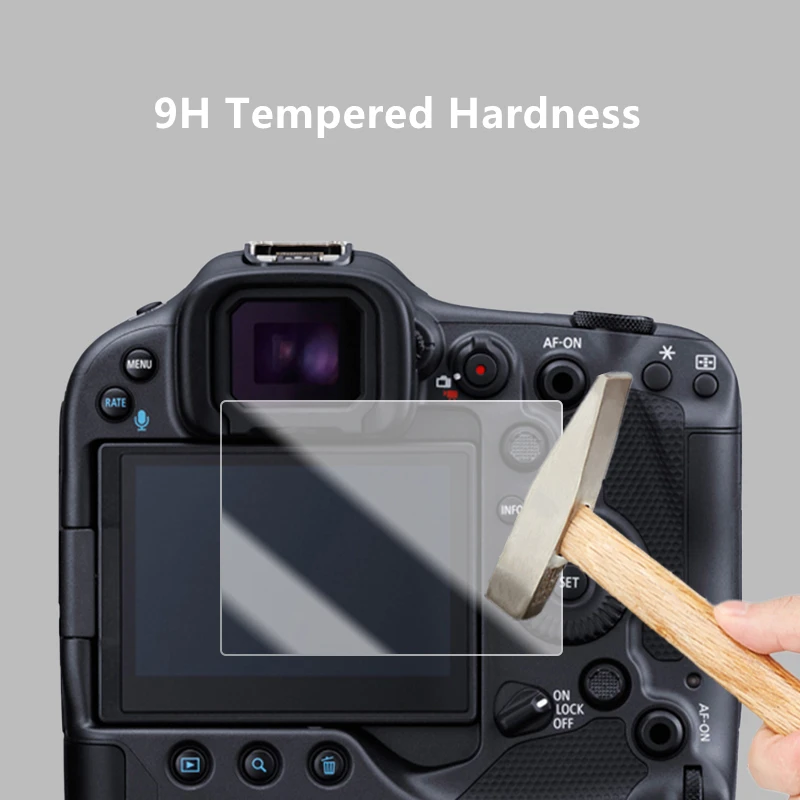 R 3 / EOSR3 Camera Original 9H Camera Tempered Glass LCD Screen Protector for Canon EOS R3 Camera Anti-Scratch Protective Film