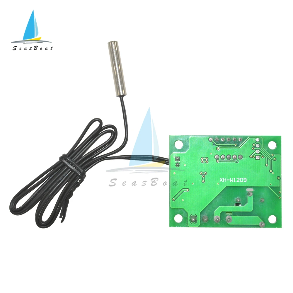 W1209 DC 12V Digital Regolatore di Temperatura di Calore Freddo Temp Termostato Interruttore di Controllo della Temperatura Termometro Termo Luce Rossa