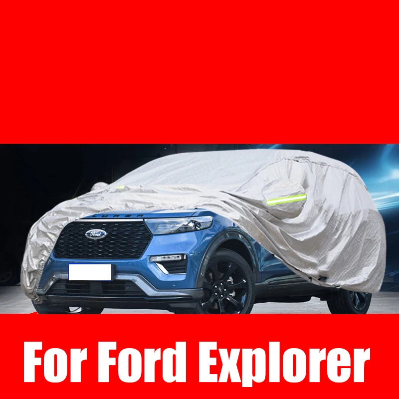 

Exterior Car Cover Outdoor Protection Full Car Covers Snow Cover Sunshade Waterproof Dustproof for Ford Ford Explore Accessories