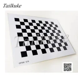 Checkerboard Alumina Calibration Plate Diffuse Reflection Opacity Square  Array 12*9mm Check Visual Optical Correction Board