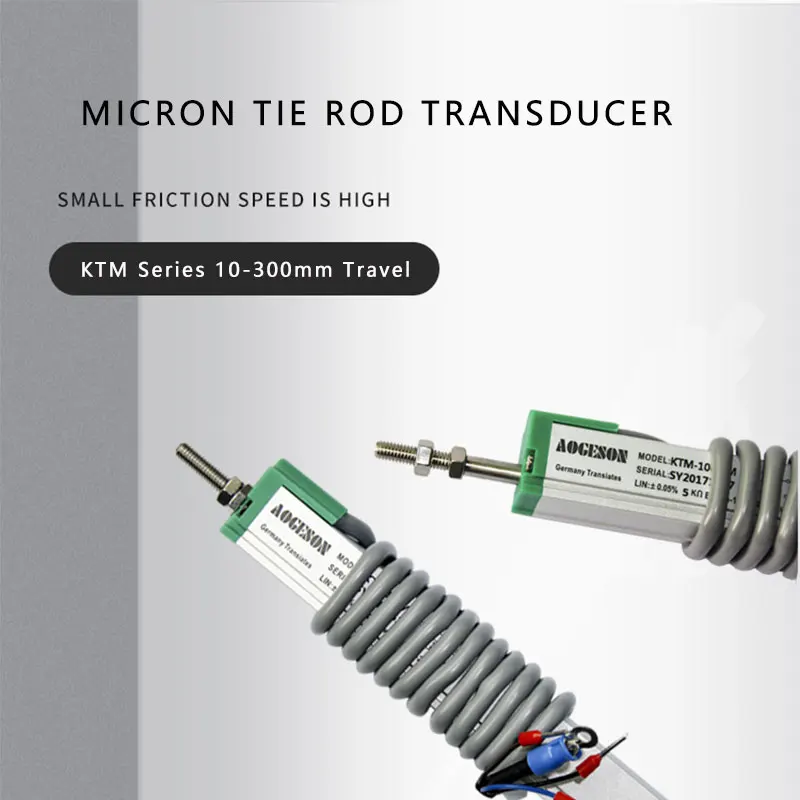 Micron-KTM-10mm de reinicio automático a 200mm, Sensor de regla de desplazamiento lineal, transductor electrónico