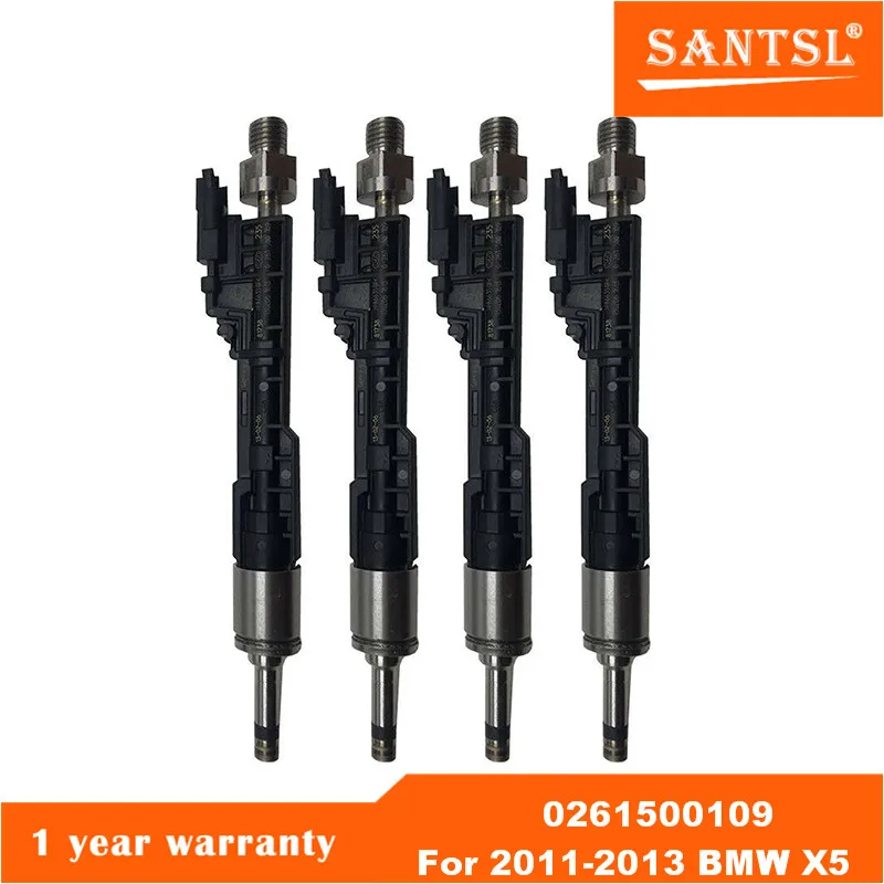 

4PCS Fuel Injector 0261500109 2011-2013 For BMW X5