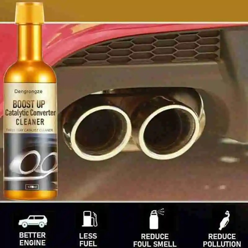 120ML Car Engine Catalytic Converter Cleaner Automobile Cleaner Catalysts Easy To Clean Engine Accelerators Engine Booster