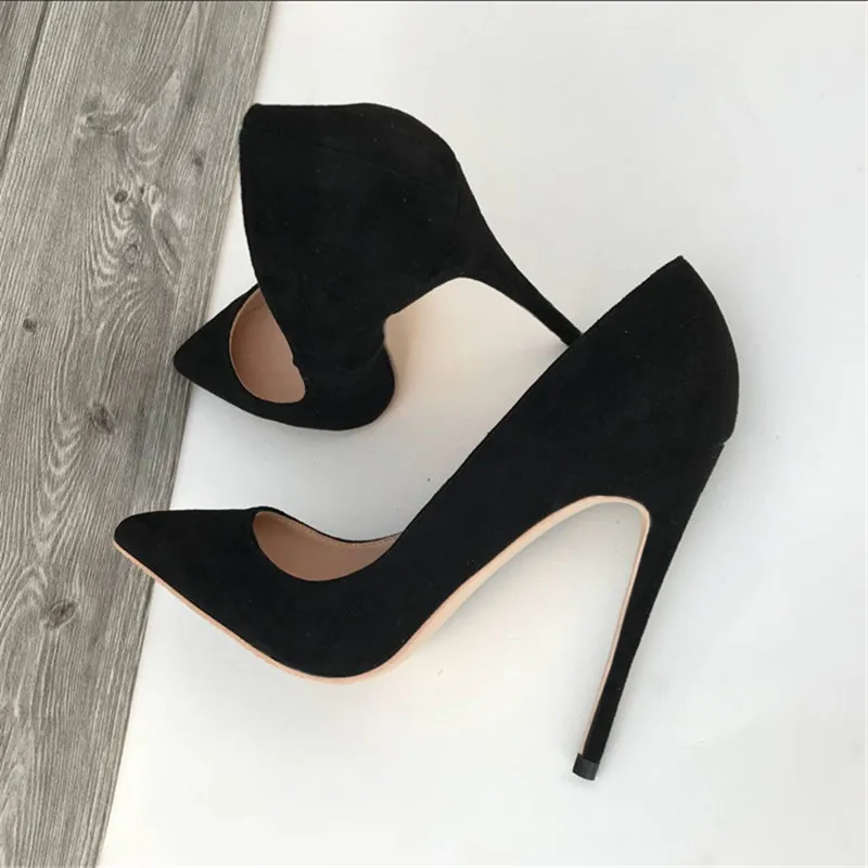 Black women\'s high heels 12cm high heels exclusive brand professional shoes 10cm female high heels shallow RM007 ROVICIYA