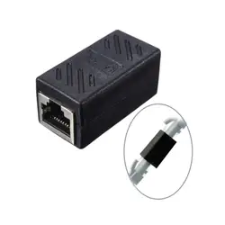 RJ45 Modulaire RJ 45 CAT8 8P8C hembra a hembra Netwerk Ethernet LAN adaptador de conector, acoplador de enchufe, 1 ud.