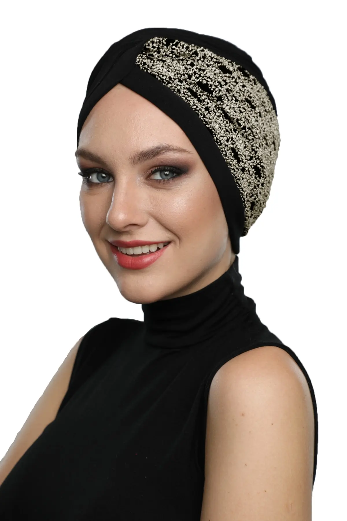 2022 New Fashion Cross Boucle Ready Made Turban Hijab Bonnet Scarf Cancer Cap Special Women Product Beret Bandana Muslim Lined Abaya