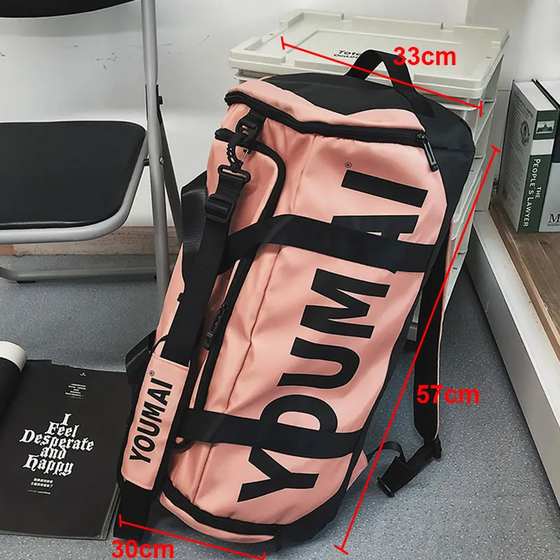 Women Fitness Bag Sport Backpack Large Capacity Dry Wet Shoulder Luggage Swimming Yoga Gym Travel Casual Trip Rucksack Duffle