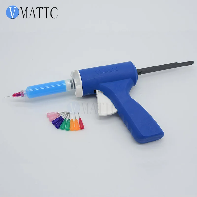 

Free Shipping 10cc 10ml Plastic Flux Cartridge Soldering Syringe Caulking Gun For Green Oil