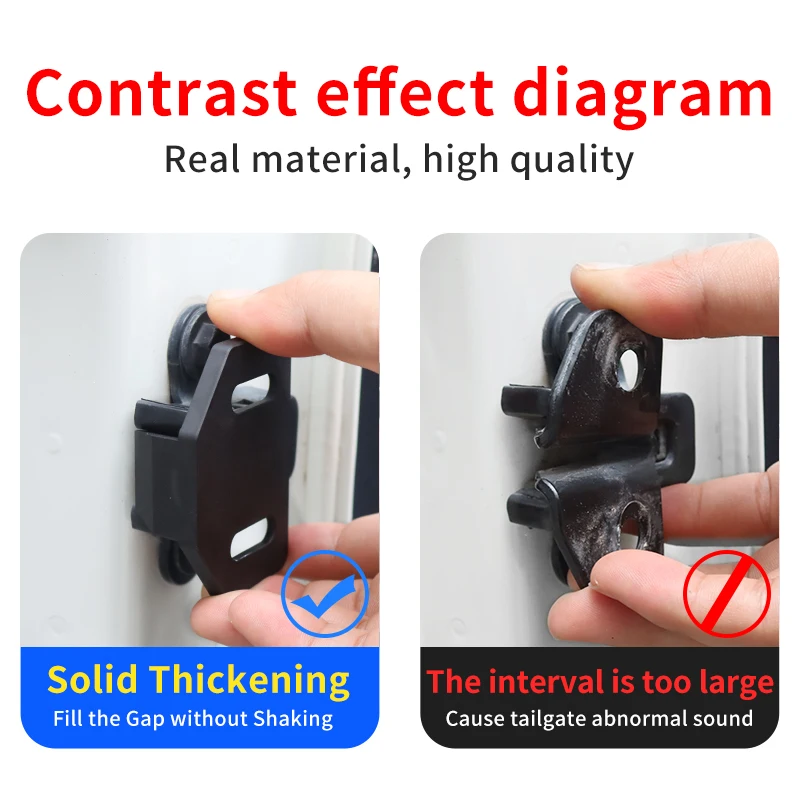 لتويوتا برادو 150 الباب الخلفي قفل RAV4 كروزر FJ لكزس GX قفل الأمتعة الباب الخلفي للصدمات مكافحة غير طبيعي الصوت الملحقات #2