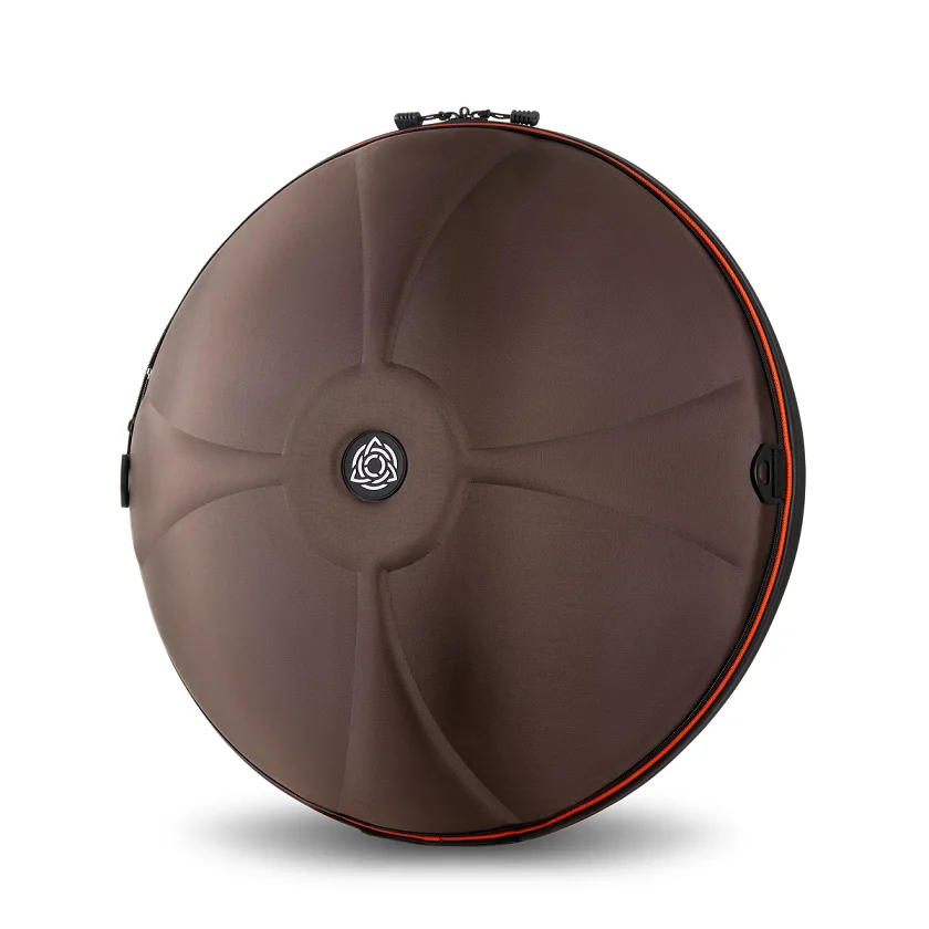 22inch HandPan Case Brown Hand Drum Bag HANDPAN Accessories 56cm HandPan Instrument Drum Bag Cover Travel HANDPAN Bag Hardcase