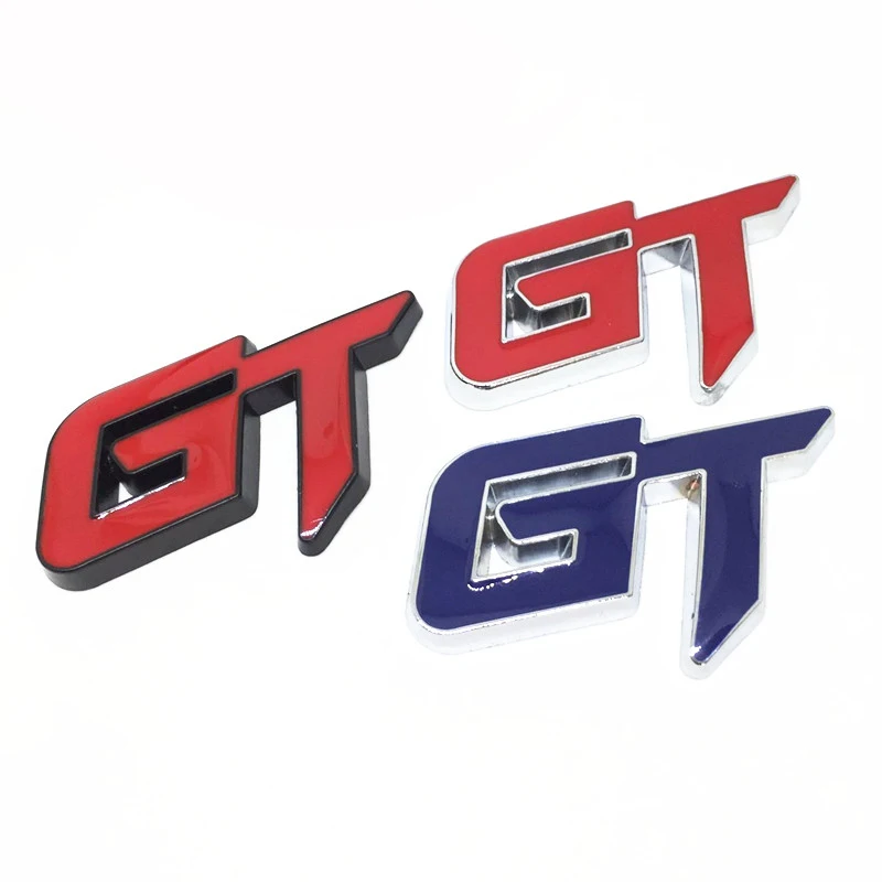 3d Gt Logo Dán Xe Hơi Thời Trang Trang Trí Xe Hơi Miếng Dán Kính Cường Lực Cho Ford Mustang Tập Trung 2 3 Fiesta Ranger Mondeo Mk2